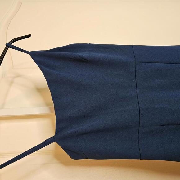 Lulus NWT Navy One-Shoulder Dress - Picture 3 of 6